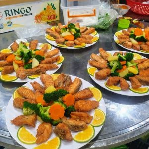 cá hồi sốt cam thịnh phát food