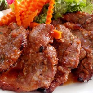 Đà điểu nướng BBQ